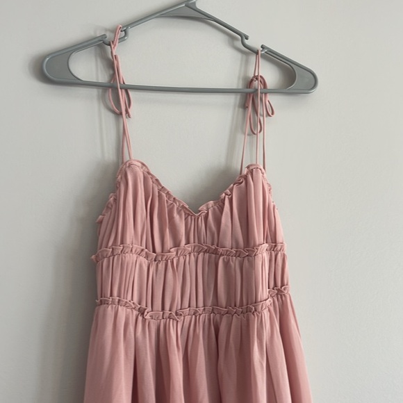 NWT OPT One Pretty Thing Gigi Ruffle Chiffon Dress XS - Picture 6 of 13